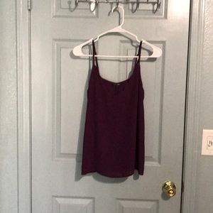 Purple Scalloped Camisole